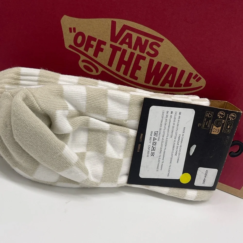 Vans Checkerboard Crew Socks (1 pair)